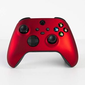 microsoft xbox series x/s wireless bluetooth controller xbox series custom soft touch red compatible with xbox one
