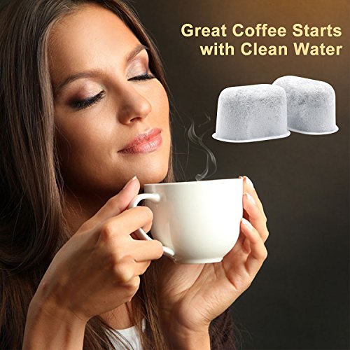 Charcoal Water Filters Replacements Fits Keurig 2.0 Models by Possiave, Pack of 24