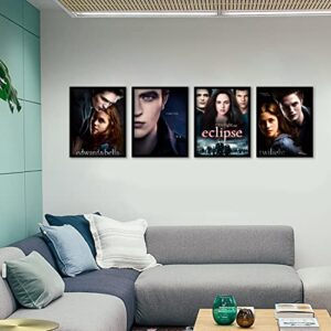 DIANYING Movie Poster - Set of 6 Canvas Aesthetic Posters for Bedroom Living Room Dorm 8x10inch UNFRAMED Poster Pack Birthday Gift for Fans of Edward