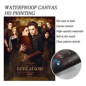 DIANYING Movie Poster - Set of 6 Canvas Aesthetic Posters for Bedroom Living Room Dorm 8x10inch UNFRAMED Poster Pack Birthday Gift for Fans of Edward