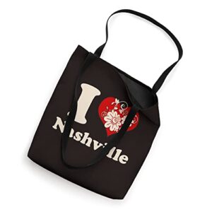 I Love Nashville Tennessee Tote Bag