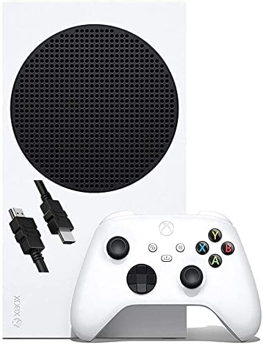 Microsoft Series S 512GB SSD All-Digital Gaming Console(Disc-Free Gaming), Wireless Controller, Up to 120 FPS, 1440p Gaming Resolution, HDR, AMD FreeSync Technology, VAATE HDMI Cable Included