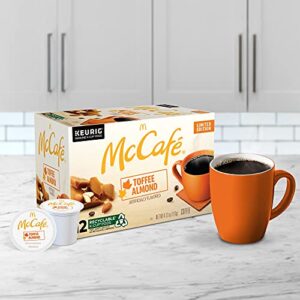 McCafe Toffee Almond Coffee, Keurig Single Serve K-Cup Pods, 72 Count