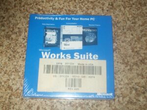 microsoft works suite 2003 (north america) cd-rom