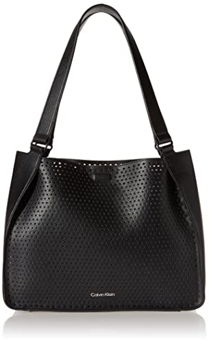 Calvin Klein Estelle Novelty Satchel, Black