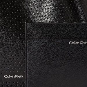 Calvin Klein Estelle Novelty Satchel, Black