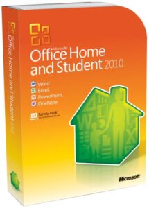 old version microsoft office home and student 2010 family pack, 3pc (disc version)