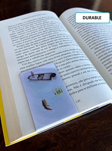 Magnetic Bookmarks - Largemouth Bass - Magnet Page Clips Set of 3 - Fish Lovers Gifts - Book Markers - Gift for Fisherman - Unique Fishing Gift