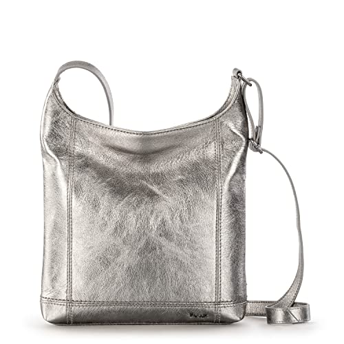 The Sak womens De Young Leather Crossbody, Pyrite, One Size US