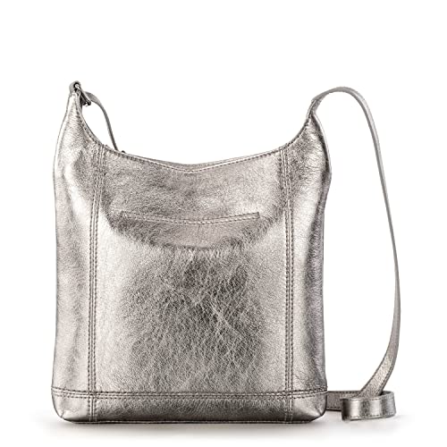 The Sak womens De Young Leather Crossbody, Pyrite, One Size US