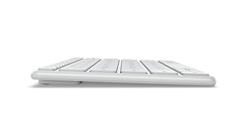 Microsoft Designer Compact Keyboard - Glacier. Standalone Wireless Bluetooth Keyboard. Compatible with Bluetooth Enabled PCs/Mac