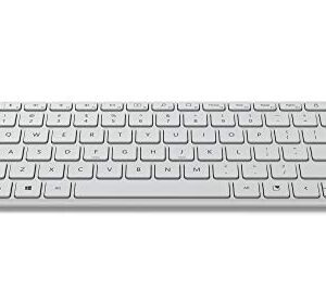 Microsoft Designer Compact Keyboard - Glacier. Standalone Wireless Bluetooth Keyboard. Compatible with Bluetooth Enabled PCs/Mac