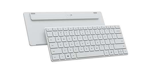 Microsoft Designer Compact Keyboard - Glacier. Standalone Wireless Bluetooth Keyboard. Compatible with Bluetooth Enabled PCs/Mac