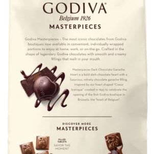 Godiva Masterpieces Dark Chocolate Hearts, 14.6 Oz