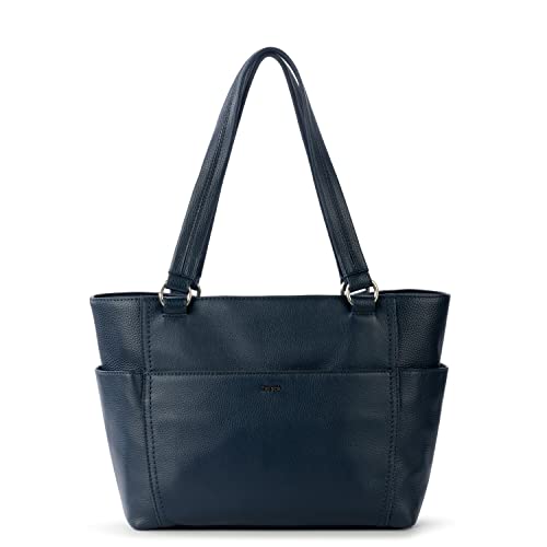 The Sak womens Ashby Leather Satchel, Indigo, One Size US