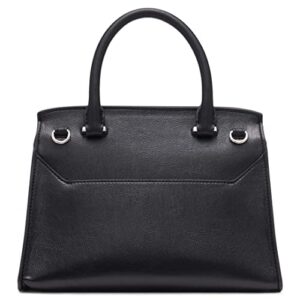 Calvin Klein Becky Top Handle Mini Bag Crossbody, Black/Silver