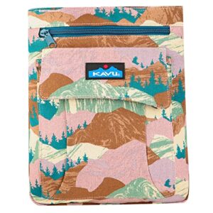 KAVU Keeper Semi Padded Sling Canvas Crossbody Bag-Remote Landscape