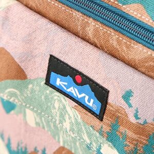 KAVU Keeper Semi Padded Sling Canvas Crossbody Bag-Remote Landscape