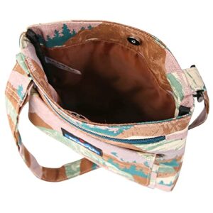 KAVU Keeper Semi Padded Sling Canvas Crossbody Bag-Remote Landscape