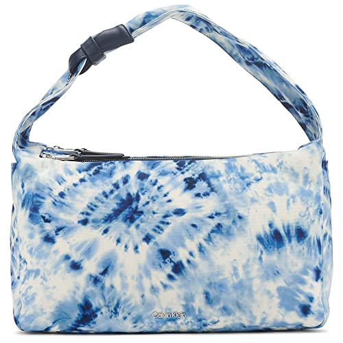 Calvin Klein Gracie Triple Entry Hobo, Serenity Blue Multi