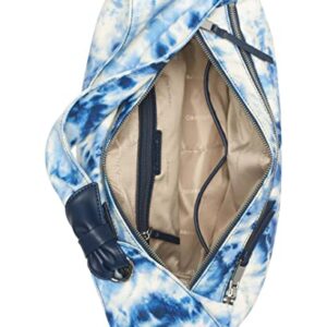 Calvin Klein Gracie Triple Entry Hobo, Serenity Blue Multi