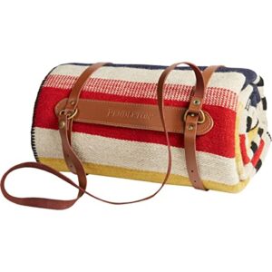 Pendleton Wool Carrier with Throw Boulder Stripe One Size