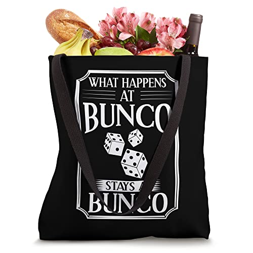 Bunco Dice Game Rules Night Party Tote Bag