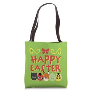 miraculous ladybug spring collection easter eggs kwamis tote bag