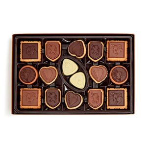 Godiva Chocolatier Assorted Chocolate Box of Biscuits, 32 pc, 9.1 oz