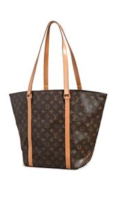 louis vuitton women’s pre-loved sac shopping pm, monogram, brown, one size