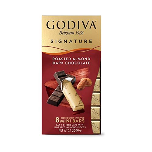 Godiva Chocolatier Signature Roasted Almond Dark Chocolate, 12-Ct. (8 pc. each)