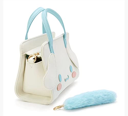 Fangkai My Melody bag,Cinnamoroll Bag 3D Kawaii Mini Backpack Cute Cosplay Shoulder Bag Doll Handbag for Girls Gift Backpack (White)