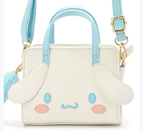 Fangkai My Melody bag,Cinnamoroll Bag 3D Kawaii Mini Backpack Cute Cosplay Shoulder Bag Doll Handbag for Girls Gift Backpack (White)