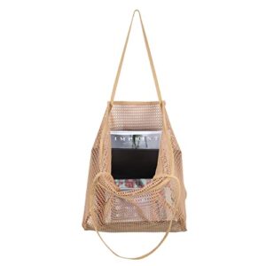 Freie Liebe Beach Tote Bags for Women Mesh Summer Large Shoulder Bag