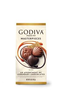 godiva chocolatier assorted chocolate masterpiece iwc bag, 0.30 ounce