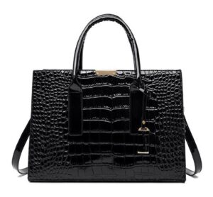 crocodile pattern fashion pu leather luxury women ladies handbags shoulder bag woman top-handle purse