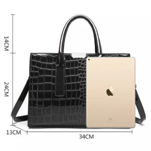 Crocodile Pattern Fashion Pu Leather Luxury Women Ladies Handbags Shoulder Bag Woman Top-Handle Purse