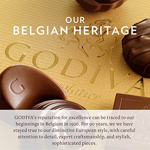 Godiva Chocolatier Masterpiece Chocolates - Gourmet Chocolates - Individually Wrapped- 2 Lbs./100 Count - Perfect for Gifts & Candy Bowls (Dark Chocolate Ganache Heart)