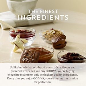 Godiva Chocolatier Masterpiece Chocolates - Gourmet Chocolates - Individually Wrapped- 2 Lbs./100 Count - Perfect for Gifts & Candy Bowls (Dark Chocolate Ganache Heart)