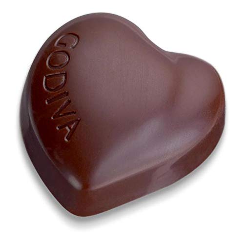 Godiva Chocolatier Masterpiece Chocolates - Gourmet Chocolates - Individually Wrapped- 2 Lbs./100 Count - Perfect for Gifts & Candy Bowls (Dark Chocolate Ganache Heart)