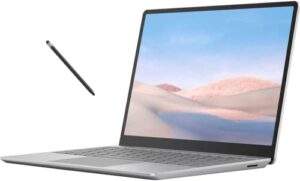 microsoft surface laptop go 2 12.4″, touchscreen, intel i5-1135g7, intel uhd graphics, 8gb ram, 512gb pcie ssd, platinum, with mtc stylus pen