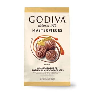 godiva masterpieces assortment of legendary milk chocolates 13.5 oz