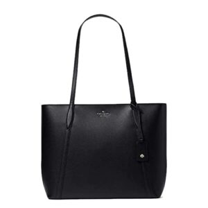 kate spade new york cara tote large shoulder handbag (black)