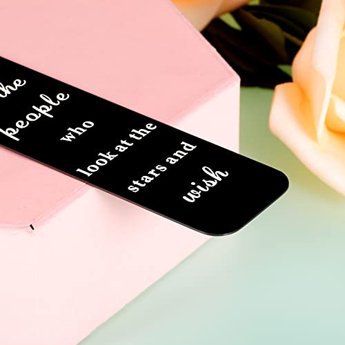 Bookmark for Women Men Book Merchandise Inspired Gift Christmas Bookmark Gift for Book Lover Gifts for Women Double-Sided Inspirational Quote Gift for Bookworm Reader Gift for Students Teen Bookworm