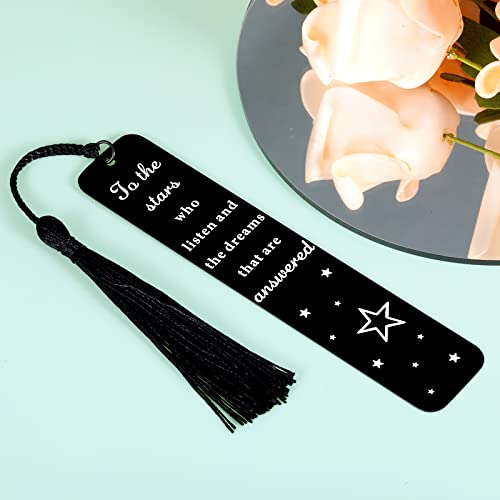 Bookmark for Women Men Book Merchandise Inspired Gift Christmas Bookmark Gift for Book Lover Gifts for Women Double-Sided Inspirational Quote Gift for Bookworm Reader Gift for Students Teen Bookworm