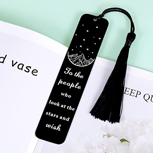 Bookmark for Women Men Book Merchandise Inspired Gift Christmas Bookmark Gift for Book Lover Gifts for Women Double-Sided Inspirational Quote Gift for Bookworm Reader Gift for Students Teen Bookworm