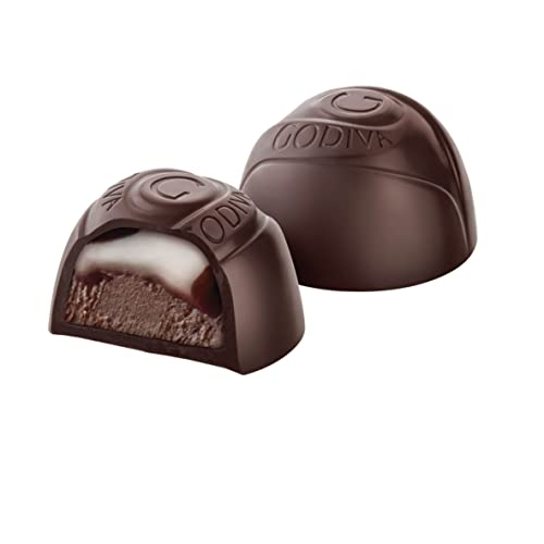 Godiva Chocolatier Wrapped Dark Chocolate Lava Cake Dessert Truffles Gift Bag, 7.2 oz.