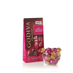 godiva chocolatier assorted milk chocolate truffles, 7oz