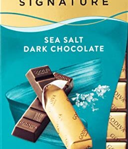 Godiva Signature Sea Salt Dark Chocolate Mini Bars - 3.1oz
