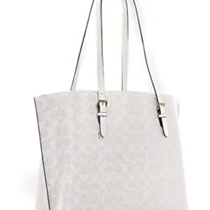 COACH Womens Mollie Tote 25 (IM/Chalk/Glacier White)